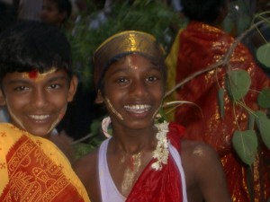 Tempelfestival Kinder